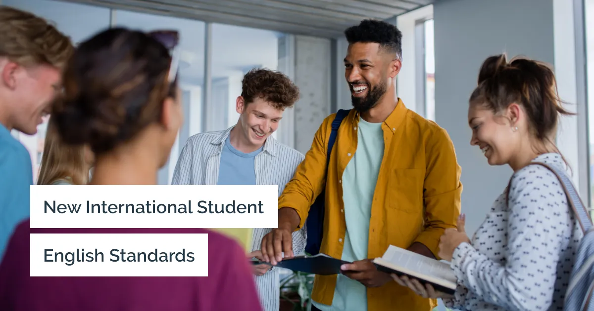 New English standards for Overseas Students