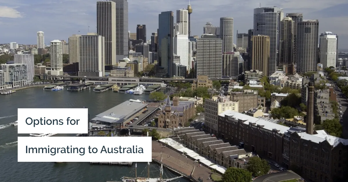 Pathways for Australian Immigration