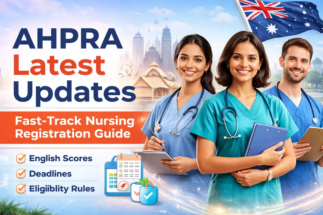 AHPRA Latest Updates: A Complete Guide to Australia’s New Fast-Track Nursing Registration, English Benchmarks, & Deadlines
