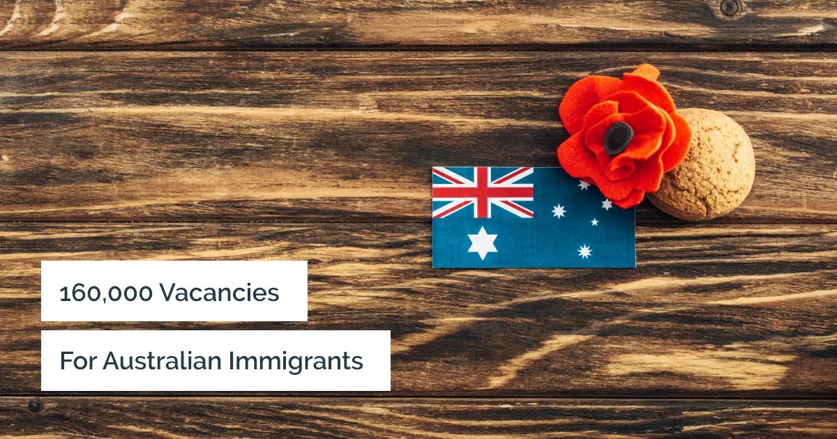 Australia Announces 160,000 Vacancies for Immigration