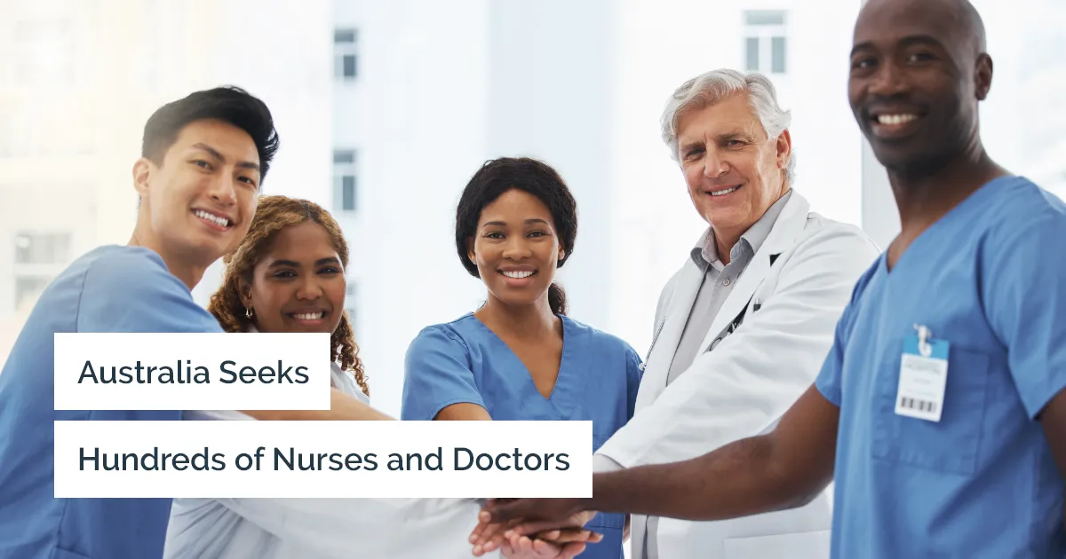 Australia plans to bring in thousands of nurses and doctors to combat shortage.