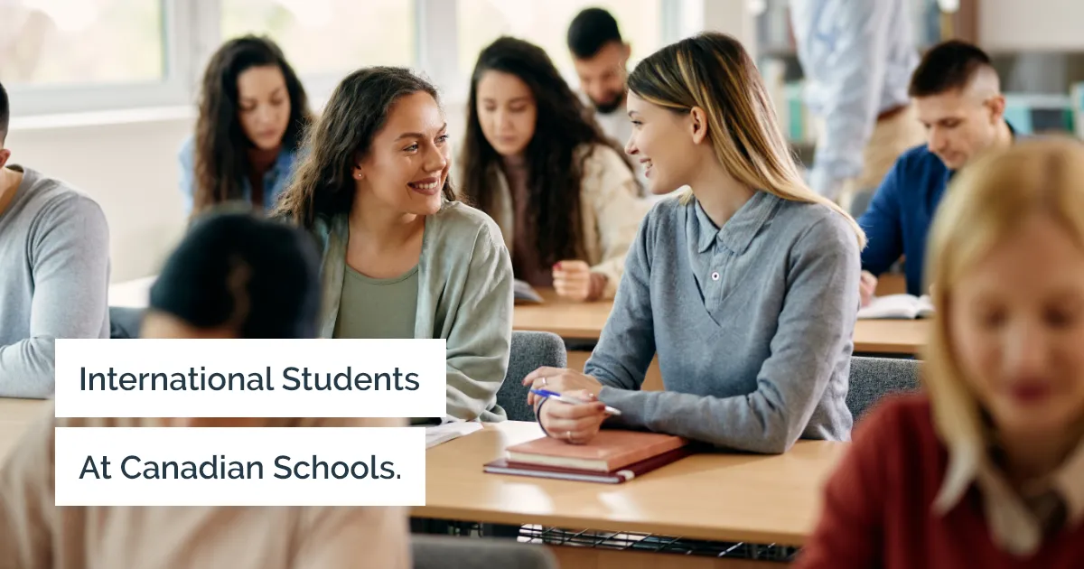 How Canadian schools are responding to the growing numbers of International Students.