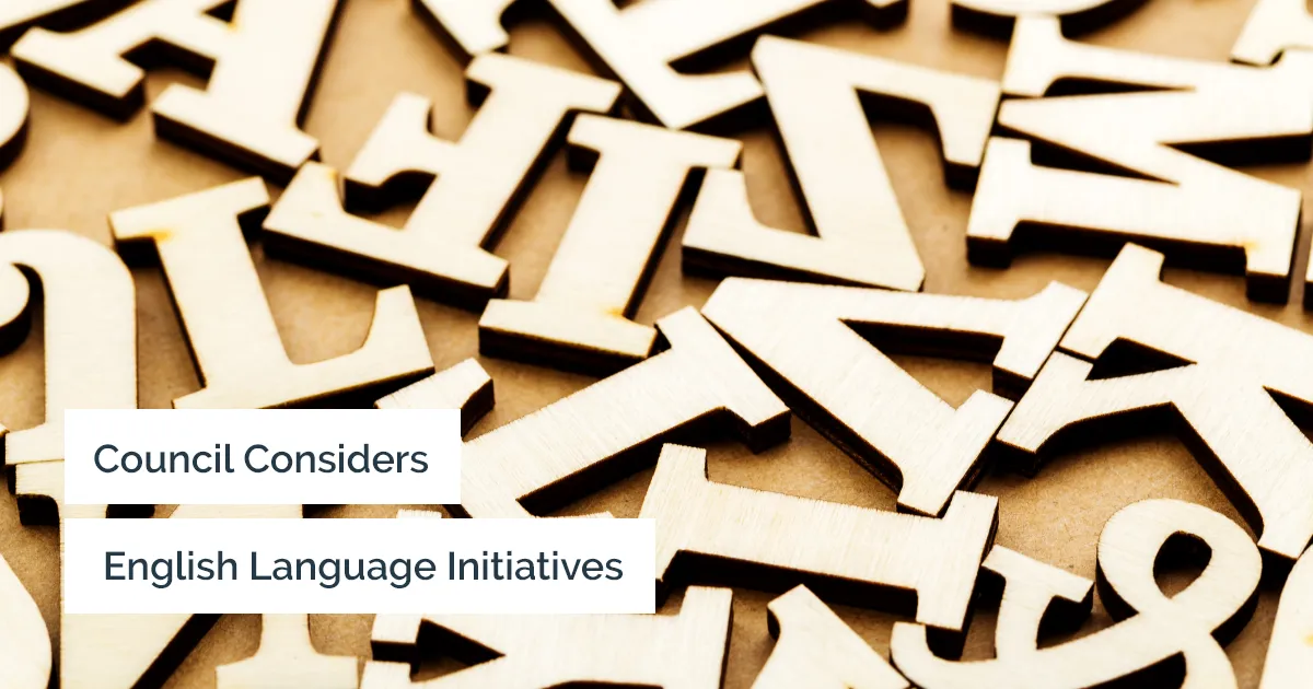 Council to consider important English language proposals
