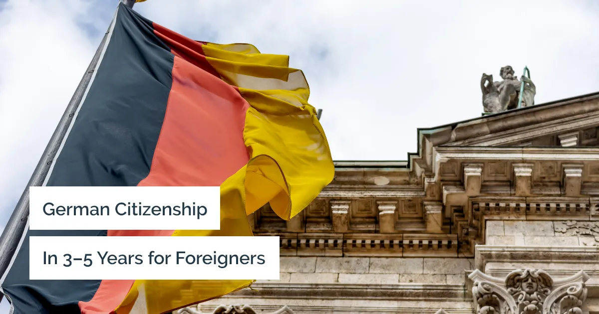 Foreigners to get German Citizenship in 3 to 5 Years