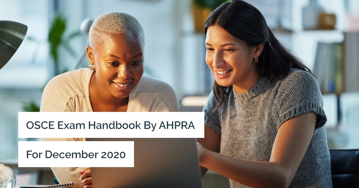 OSCE Exam Handbook Published by AHPRA for December 2020