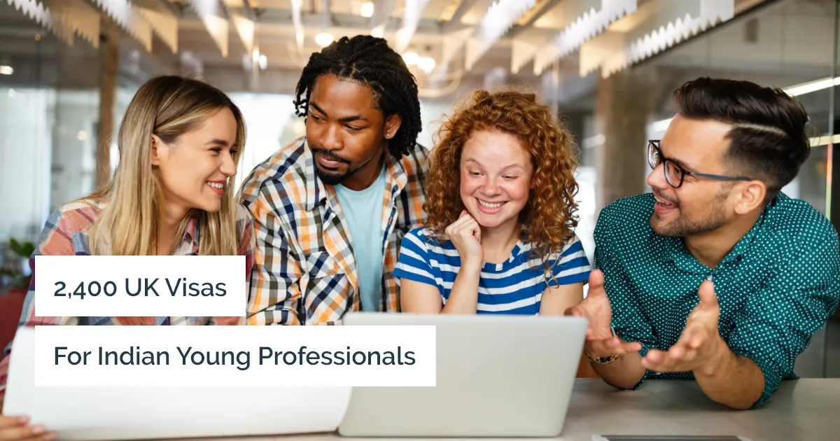 UK Offers 2,400 Visas to Young Professionals from India Aged 18-30